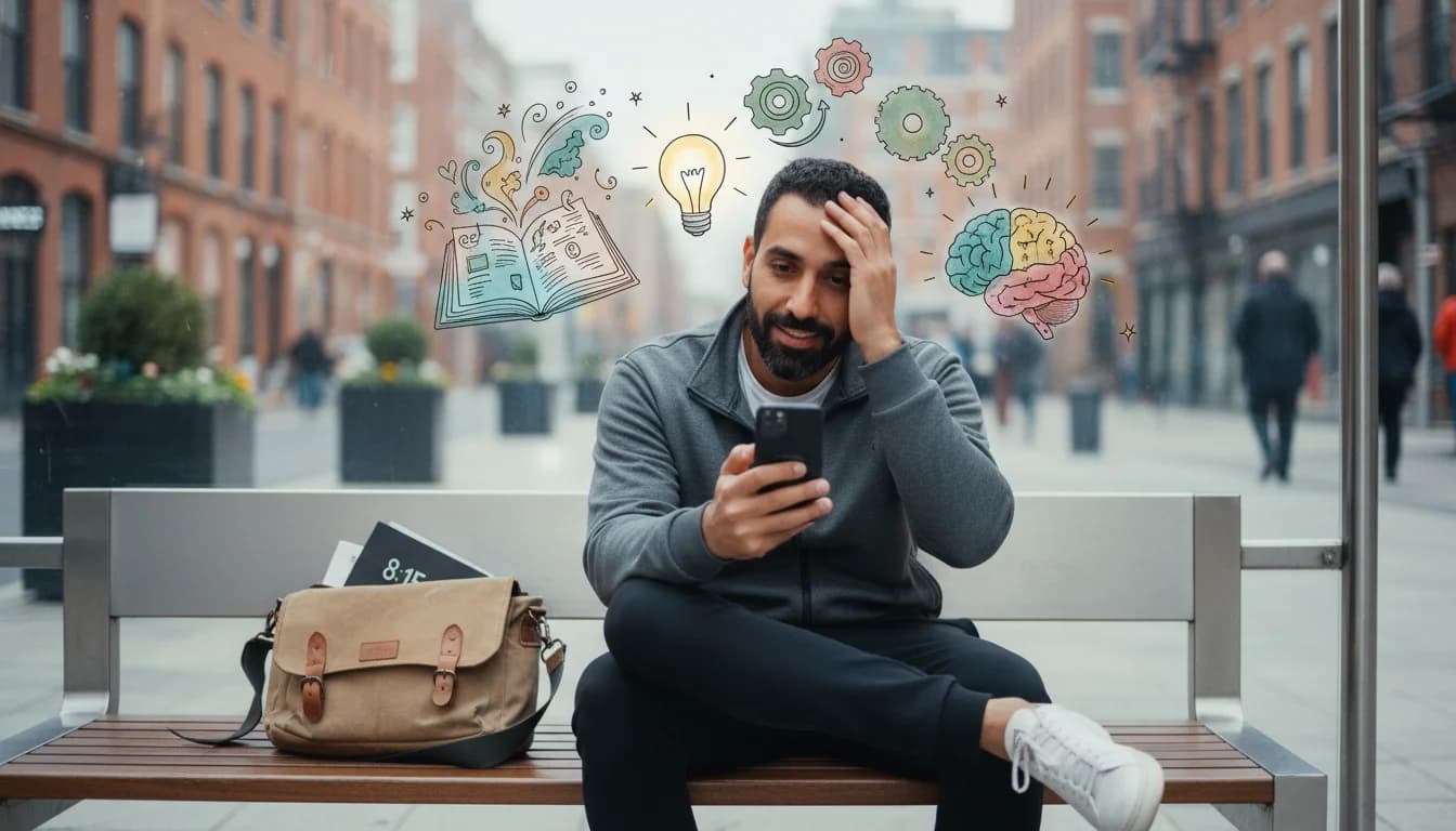 Illustration of the gut-brain axis showing vagus nerve signalling between intestinal microbiota and dopamine pathways relevant to ADHD.