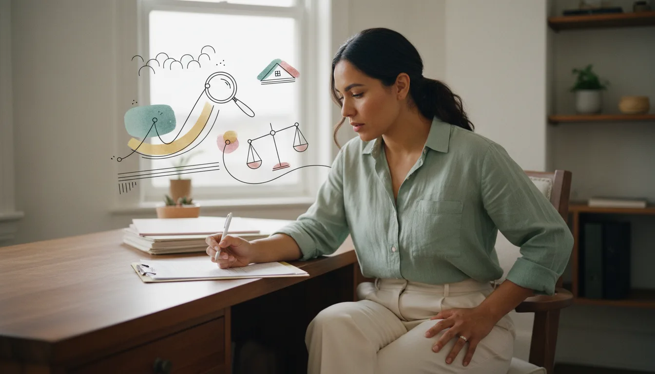 Clinician compares DSM-5 ADHD criteria against a patient file, illustrating how diagnostic rigor shapes overdiagnosis versus underdiagnosis claims.