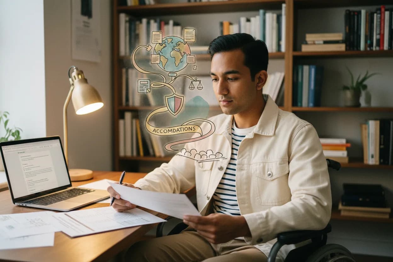 ADHD disability classification documents from multiple countries.