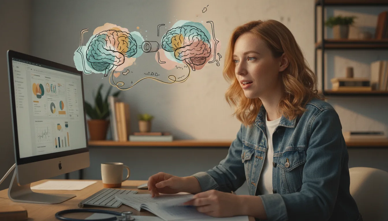 AI-generated ADHD screening scores on a clinical dashboard.
