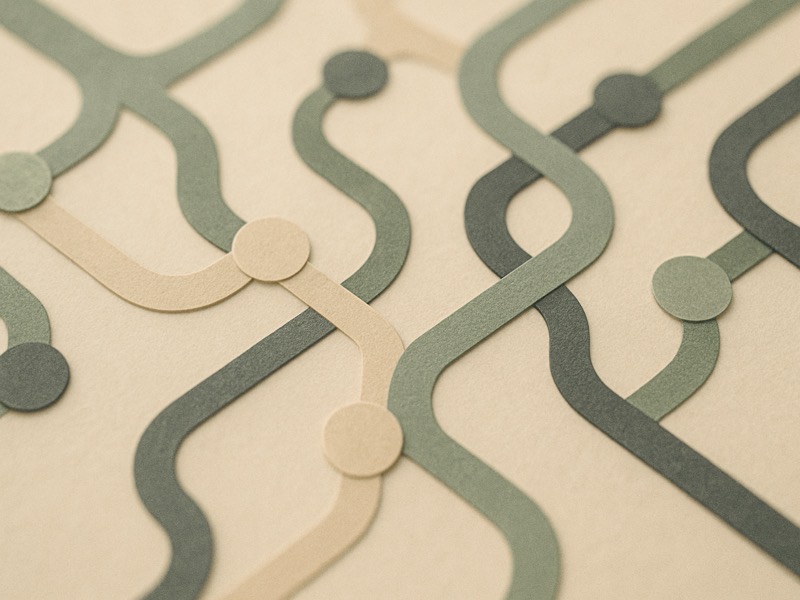 ADHD Brain Pathways Abstract illustration of neural connections symbolizing ADHD brain function and evaluation science