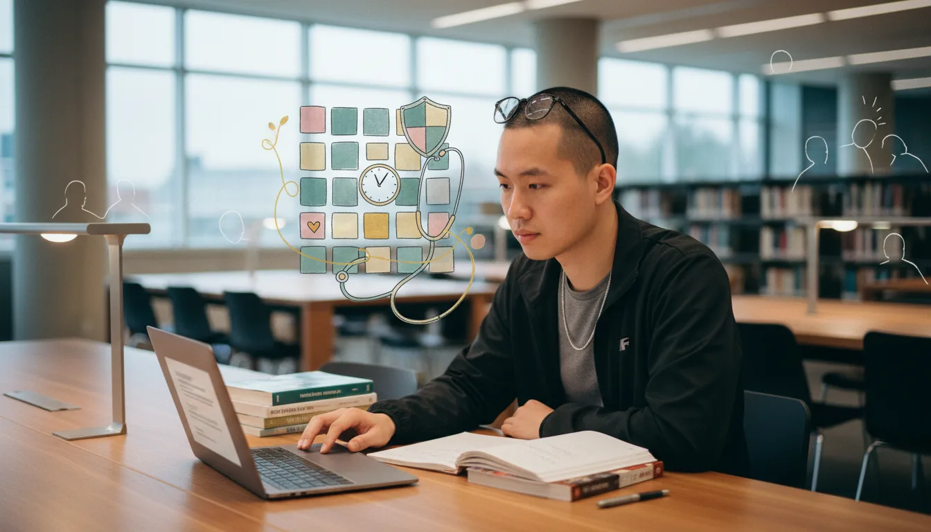 ADHD treatment research: medical journals in a library.