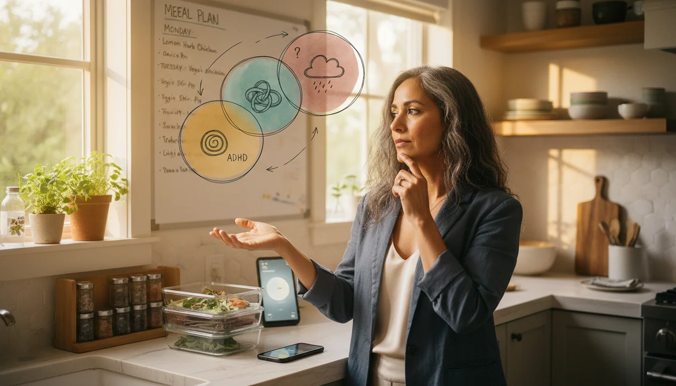 Telling apart ADHD, anxiety, and depression when symptoms overlap.